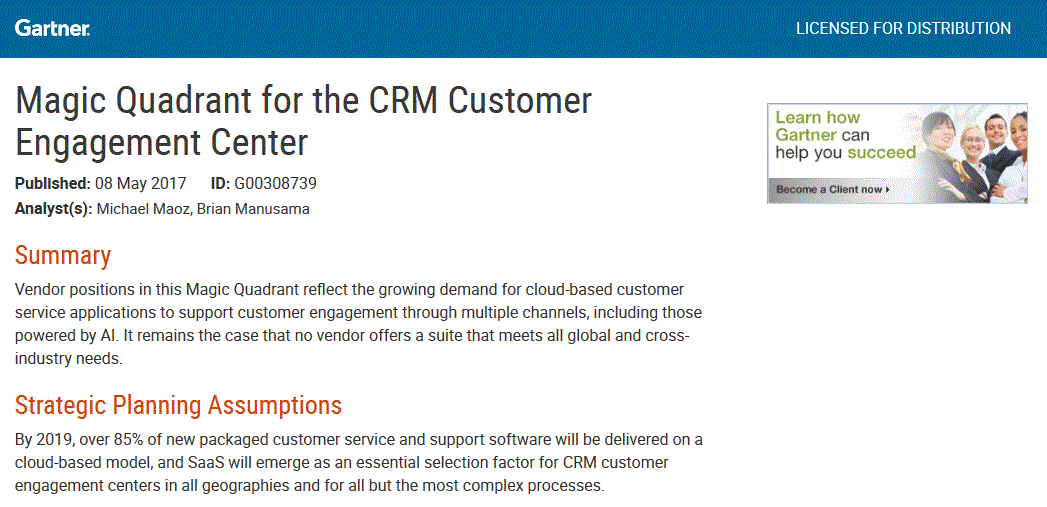 See where Zendesk landed on the Gartner Magic Quadrant for the CRM Customer Engagement Center