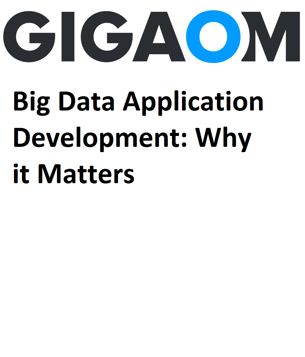 Big Data Application Development: Why it Matters